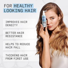 Nioxin Hair Fall Defense serum label closeup highlighting the clean formula.