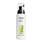 Nioxin System 2 bottle front view for natural thinning hair care