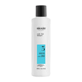 Nioxin System 3 shampoo bottle front view for color-treated hair cleanses gently.
