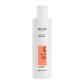 Nioxin System 4 conditioner bottle front view for thicker, fuller-looking hair.