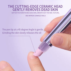 NIQZOPA cuticle pusher helps push back gently for neat nails.