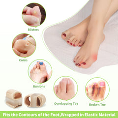 Niupiour breathable toe cushion keeps feet cool while spacing toes.