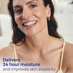 Cream swatch showing 72-hour moisture attribute