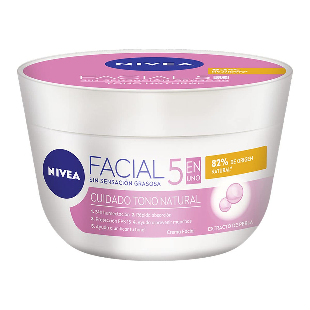 NIVEA Aclaradora Natural crema facial en tubo para uso diario iluminador