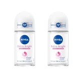 NIVEA Brillo Extra desodorante rodillo para axilas en botella, uso diario.