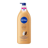 NIVEA Cocoa Butter Body Lotion bottle ready for daily moisture with convenient pump