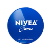 NIVEA crema en lata de 13,5 oz para cuerpo rostro y manos para hidratación.