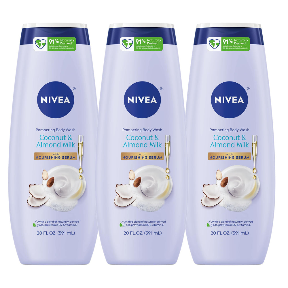 NIVEA cuidado corporal Coco-Leche-Almendra en bote, hidratación suave para la piel.