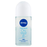 NIVEA desodorante rodillo Fresco Natural sin aluminio para piel sensible y uso diario.