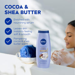 NIVEA espuma de ducha cremosa hidrata la piel.