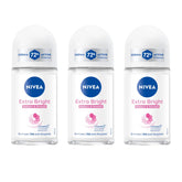 NIVEA Extra Bright aplicador rodillo para 8 superalimentos, axilas más brillantes