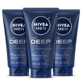 NIVEA MEN Deep Clean con carbón activado para limpieza profunda.