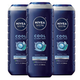 NIVEA MEN gel de ducha frío mentol yuzu: sensación de frescura inmediata.