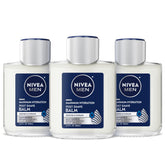 NIVEA MEN Maximum Hydration Post Shave Balm pack of 3 bottles ready for daily use
