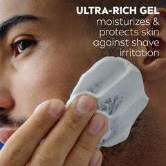 NIVEA MEN Maximum Hydration Shave Gel Provitamin B5 supports balanced skin.