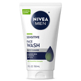 NIVEA MEN Sensitive Face Wash tube front view for gentle cleansing