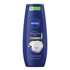 NIVEA Nourishing Care con serum nutritivo, hidrata la piel durante la ducha.