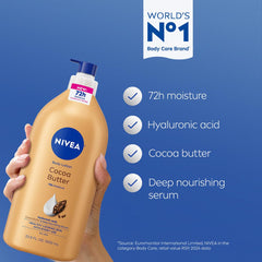 NIVEA suero nutritivo profundo para piel radiante.