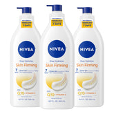 NIVEA Sheer Hydration firming bottle pump for easy daily application.