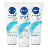NIVEA Soft crema hidratante en frasco de 2,6 onzas para hidratación diaria.