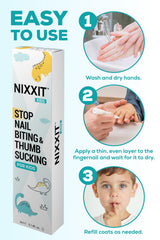 NIXXIT Aplicación precisa en uñas para dirigir la cobertura al punto de hábito.