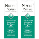 Nizoral psoriasis shampoo bottle ready for gentle scalp cleansing.