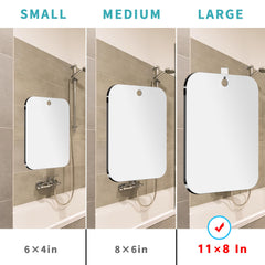 NKJVE detachable handheld mirror for flexible grooming angles