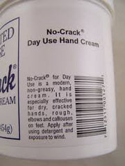 No Crack hand cream being applied to hands for soothing relief.