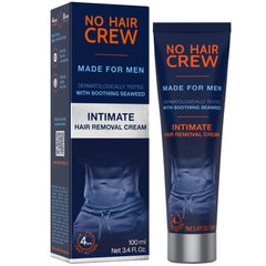 NO HAIR CREW intimate cream bottle for at-home use and smooth skin.