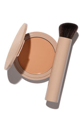 No Makeup Makeup Foundation bottle shows skin-tone adaptive coverage for a natural look.