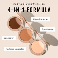 No Makeup Makeup Foundation swatch on skin showing natural diffusion and texture.