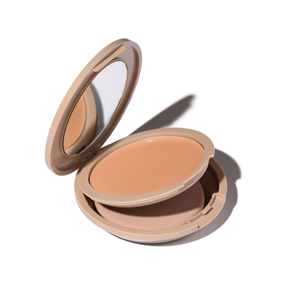 No Makeup Makeup Foundation dual-chamber bottle for easy, buildable coverage.