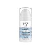 No7 HydraLuminous+ packaging showcases premium hydration ready for daily use.