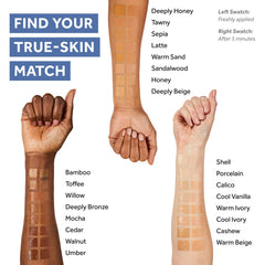 No7 foundation application sponge demonstrates easy blending for even coverage.