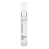 No7 Line Correcting Booster Serum bottle showcases premium packaging and inviting hydration.