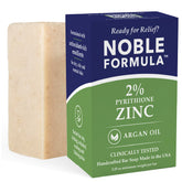 Jabón Noble Formula en barra con ZnP y aceite de oliva, ideal para piel propensa al acné.