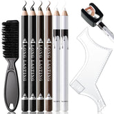 Noerrors barber pencil set showing hairline shaping close-up for precise edge definition