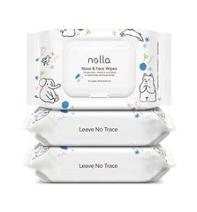 Nolla naríz y rostro: limpieza suave para piel sensible del bebé.