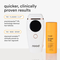 Nood Flasher 2.0 side view showcasing sleek, modern styling.