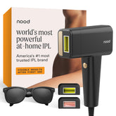 Nood Flasher Pro IPL head close-up for targeted hair removal at home