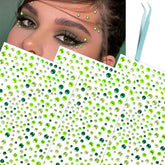 nooepc gemas faciales verdes para realzar rostro y ojos