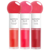 NOONI Appleberry lip oil set bottle showing compact hydration for dry lips