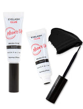 NOON'S UP black eyelash glue packaging for precise, mess-free application.