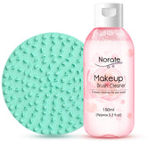 Norate makeup brush cleaner mat with textured surface for deep cleaning brushes