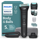 Norelco BG7490 back attachment improves easy back grooming