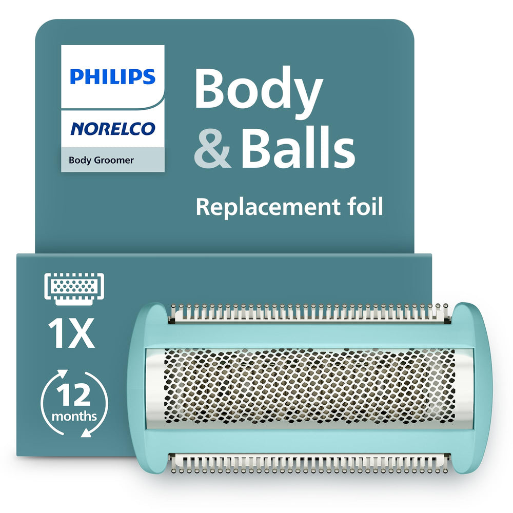 Norelco foil head closeup for precise body grooming replacement