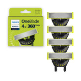 Philips Norelco OneBlade 360 blade flexes to follow facial contours