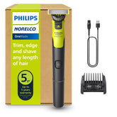 Norelco OneBlade 360 front view for precise daily grooming