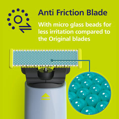 Norelco OneBlade durable stainless steel blade promises lasting performance