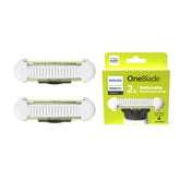 Norelco OneBlade SkinProtect blade for safer shaving on sensitive skin.